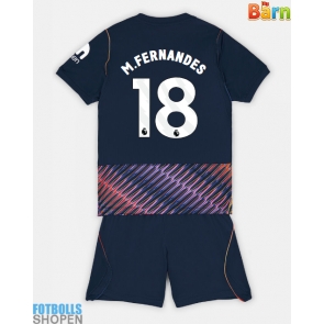 Billiga Tottenham Hotspur Mateus Fernandes #18 Bortatröja Barn 2026-27 Kortärmad (+ Korta byxor)